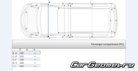 Nissan Serena (C26) 2010-2016 (RH Japanese market) Body dimensions