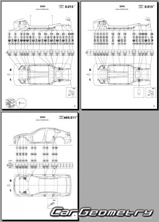   BMW I4 (G26) 2021-2028 Body dimensions