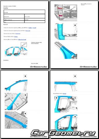   Volvo EX90 2024-2030 Body dimensions