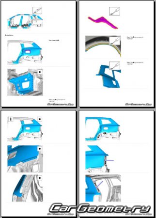   Volvo EX90 2024-2030 Body dimensions