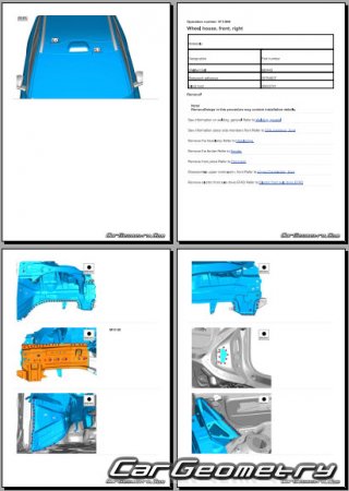   Volvo EX90 2024-2030 Body dimensions