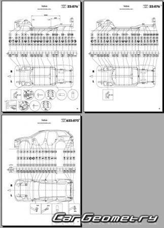   Volvo EX90 2024-2030 Body dimensions