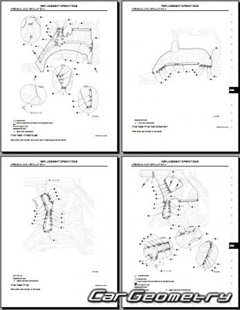 Nissan X-Trail (T32) 2013-2022 (RH) Body Repair Manual