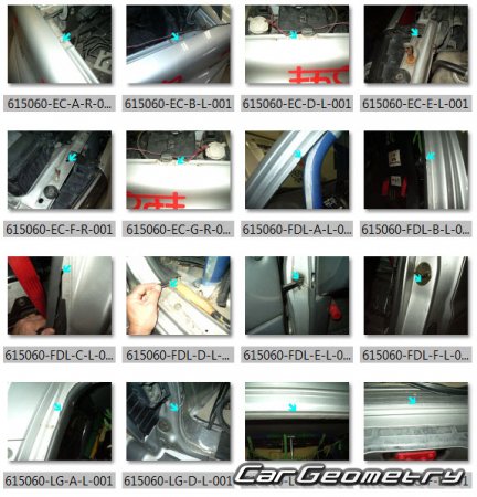 Mitsubishi Pajero Evolution (V55W) 19971999 (RH Japanese market) Body dimensions