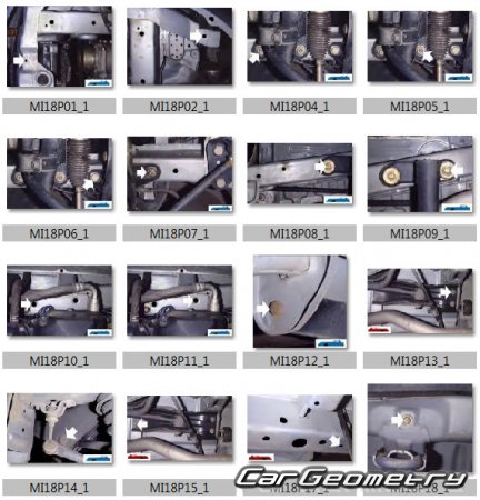 Mitsubishi Delica Space Gear 1994-2007 (RH Japanese market) Body dimensions