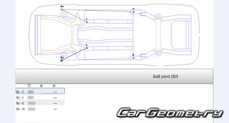 Mitsubishi Dignity & Proudia (S32A S33A S43A) 19992001 (RH Japanese market) Body dimensions