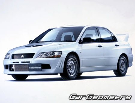   Mitsubishi Lancer Evolution VII (CT9A) 2001-2002,       