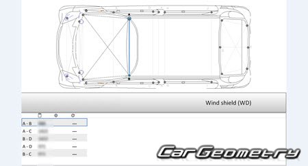 Mitsubishi i (HA1W) 2006-2013 (RH Japanese market) Body dimensions