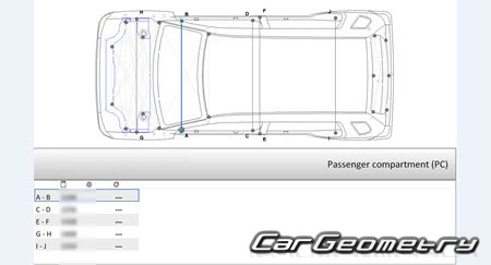 Mitsubishi Toppo (H82A) 2008-2013 (RH Japanese market) Body dimensions