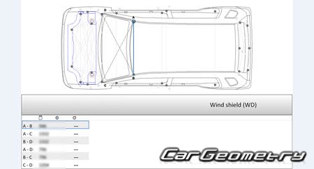 Mitsubishi Toppo (H82A) 2008-2013 (RH Japanese market) Body dimensions