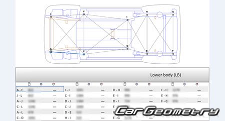 Mitsubishi Toppo (H82A) 2008-2013 (RH Japanese market) Body dimensions