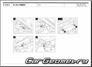 Mitsubishi Minicab MiEV (U67V) 2011-2023 (RH Japanese market) Body dimensions