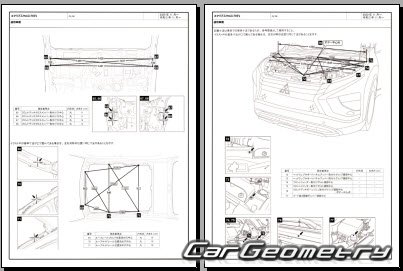 Mitsubishi Eclipse Cross PHEV (GL3) 2021-2025 (RH Japanese market) Body dimensions