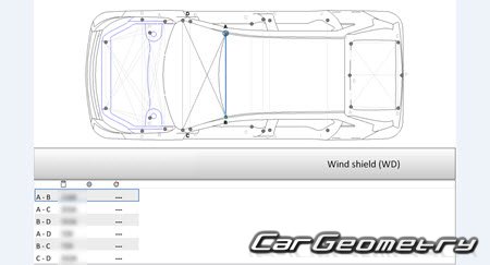 Mitsubishi Eclipse Cross (GK1W) 2021-2024 (RH Japanese market) Body dimensions