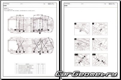 Mitsubishi Eclipse Cross (GK1W) 2021-2024 (RH Japanese market) Body dimensions