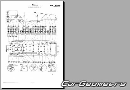 Nissan Bluebird (U12) 19871991 (RH Japanese market) Body dimensions