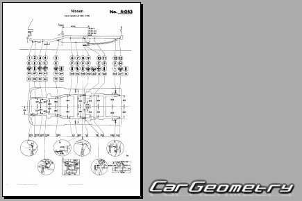 Nissan Largo & Vanette (GC22) 1985-1993 (RH Japanese market) Body dimensions