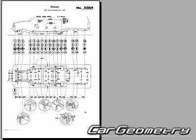 Nissan Terrano (WD21) 1986-1995 (RH Japanese market) Body dimensions