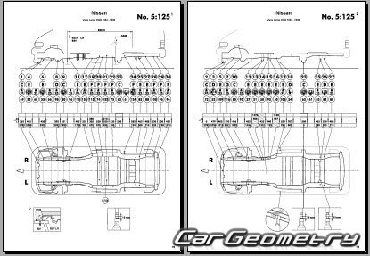 Nissan Largo (W30) 19931999 (RH Japanese market) Body dimensions