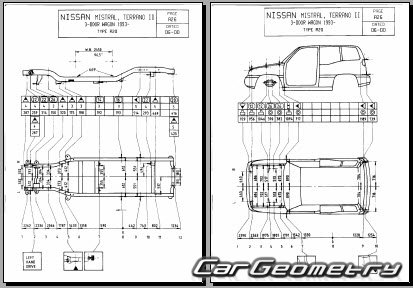 Nissan Mistral (R20) 19941999 (RH Japanese market) Body dimensions