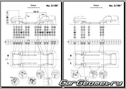 Nissan Pulsar & Lucino (N15) 19952000 (RH Japanese market) Body dimensions