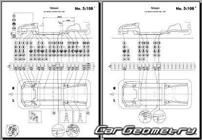 Nissan Bluebird (U14) 19962001 (RH Japanese market) Body dimensions