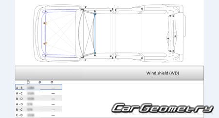 Nissan Safari (Y61) 1997-2007 (RH Japanese market) Body dimensions