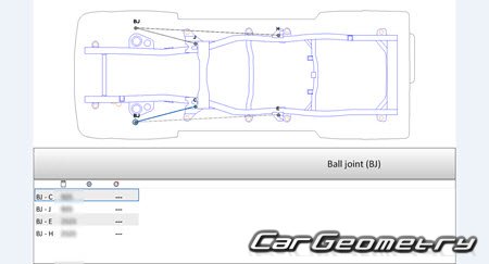 Nissan Safari (Y61) 1997-2007 (RH Japanese market) Body dimensions