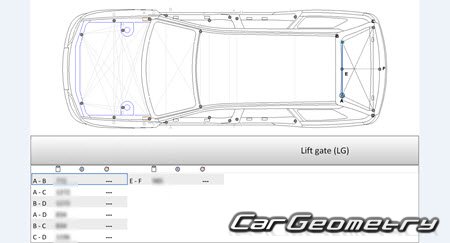 Nissan Avenir & Expert (W11) 19982006 (RH Japanese market) Body dimensions