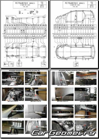 Mitsubishi Grandis (NA4W) 2003-2009 (RH Japanese market) Body dimensions