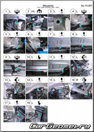 Mitsubishi Toppo BJ & BJ Wide 1999-2003 (RH Japanese market) Body dimensions