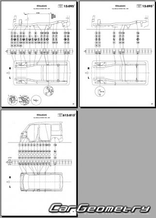 Mitsubishi Minicab & Town Box 1999-2014 (RH Japanese market) Body dimensions