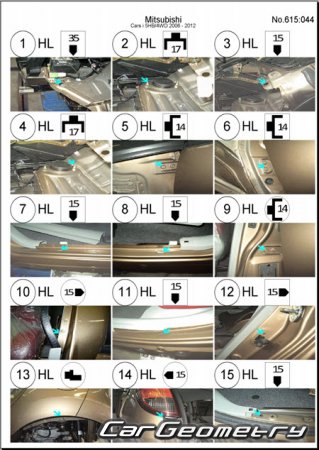 Mitsubishi i (HA1W) 2006-2013 (RH Japanese market) Body dimensions