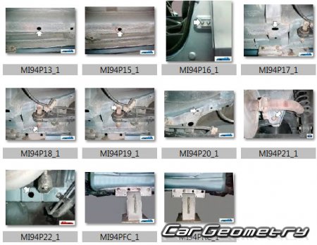 Mitsubishi Colt (Z20) 2002-2012 (RH Japanese market) Body dimensions