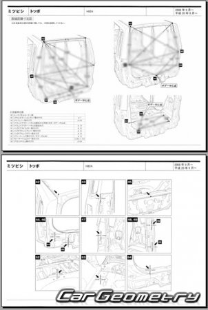 Mitsubishi Toppo (H82A) 2008-2013 (RH Japanese market) Body dimensions