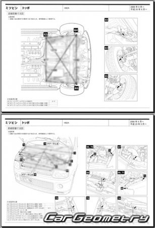 Mitsubishi Toppo (H82A) 2008-2013 (RH Japanese market) Body dimensions