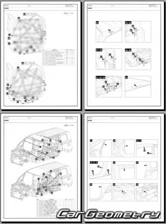 Mitsubishi Delica D:5 (CV1W) 2018-2026 (RH Japanese market) Body dimensions