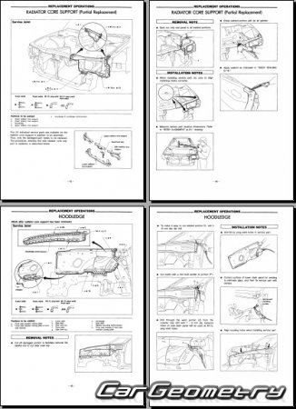 Nissan Primera Wagon (W10) 19901996 Body Repair Manual