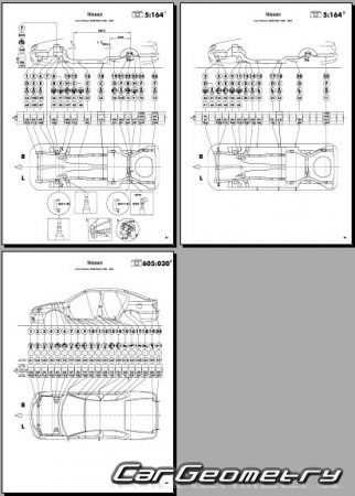 Nissan Primera & Primera Camino (P11) 19952000 (RH Japanese market) Body dimensions