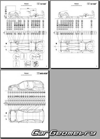 Nissan Primera & Primera Camino (P11) 19952000 (RH Japanese market) Body dimensions