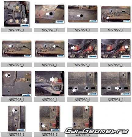 Nissan Terrano & Terrano Regulus (R50) 1996-2002 (RH Japanese market) Body dimensions