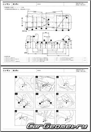 Nissan Otti (H91W) 20052006 (RH Japanese market) Body dimensions