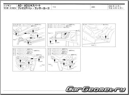 Nissan AD & AD Expert (Y12) 20062016 (RH Japanese market) Body dimensions