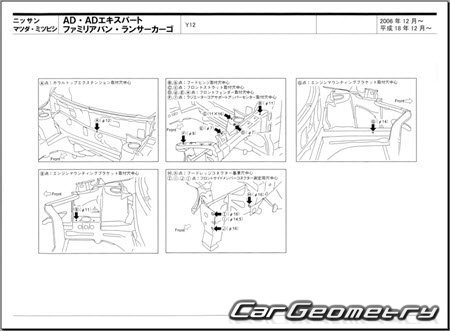 Nissan AD & AD Expert (Y12) 20062016 (RH Japanese market) Body dimensions