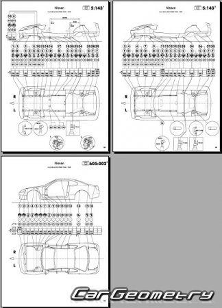 Nissan Silvia (S15) 1999-2002 (RH Japanese market) Body dimensions