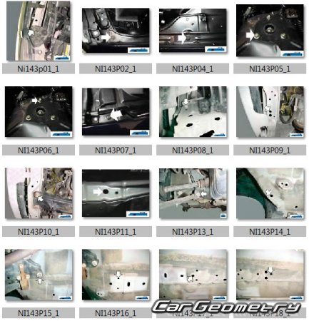 Nissan Sunny (B15) 1998-2004 (RH Japanese market) Body dimensions