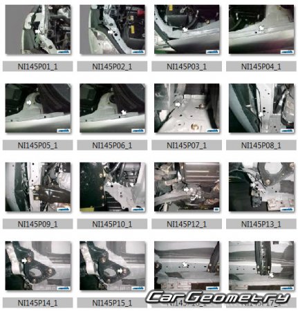 Nissan Primera (P12) 2001-2005 (RH Japanese market) Body dimensions