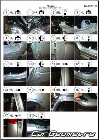 Nissan Dualis (J10) 2007-2014 (RH Japanese market) Body dimensions