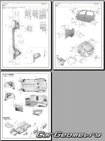 Honda Civic Type R (FL5) 2022-2027 (RH Japanese market) Body dimensions