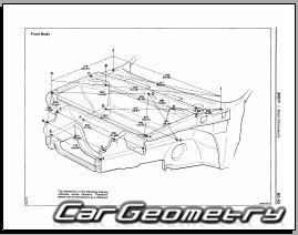 Кузовные размеры Toyota MR2 (W11) 1984-1989 Body dimensions Кузовные размеры Toyota MR2 (W11) 1984-1989 Body dimensions